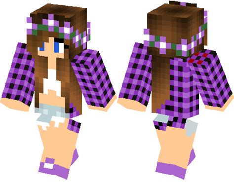 Purple Girl Minecraft Telegraph