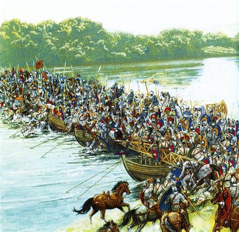 The Battle Of The Milvian Bridge Between Constantine I And Maxentius October