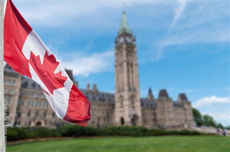 Canadian Parliament Flag