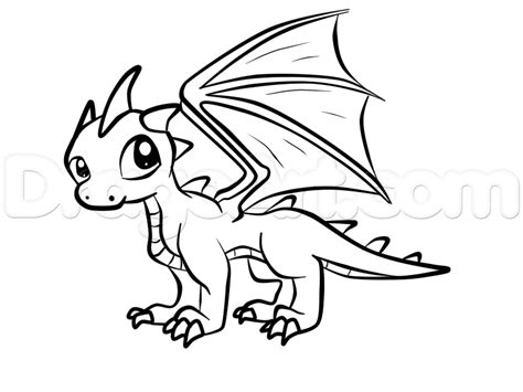 Follow the simple instructions and in no time you've created a great looking dragon drawing. How To Draw A Baby Dragon by Chipmeow | Disenos de unas