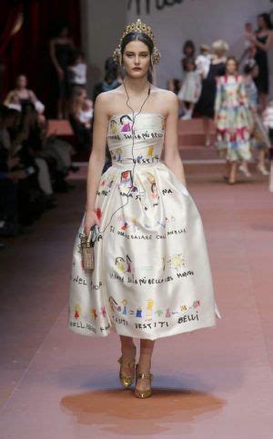 Dolce Gabbana Fall Motherly Dress Eternal Style Fashion Gone