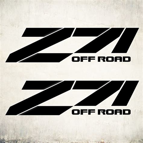 Z71 Off Road Sticker Decal Chevy Truck Gmc Sierra Cut Design Etsy Italia