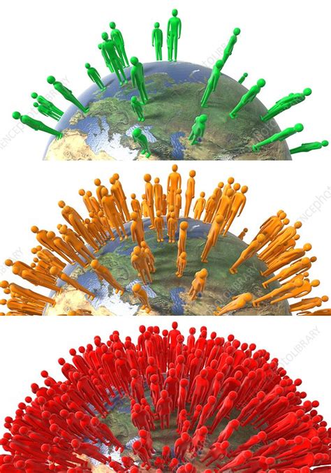 Over Populating The Planet Artwork Stock Image C0115582 Science