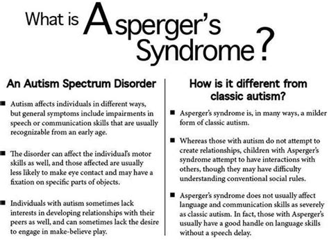 Autism And Aspergers Whats The Difference Do You Think This Correct Patient Talk