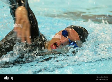 Australian Olympic Gold Medal Winning Swimmer Ian Thorpe Takes A Dip In The Training Pool At