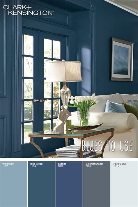 Interior House Design Color Blue Dekorasi Rumah