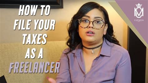 How To File Your Taxes As A Freelancer Youtube