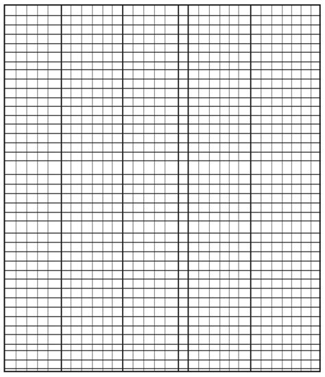 Free Printable Numbered Graph Paper Template Pdf