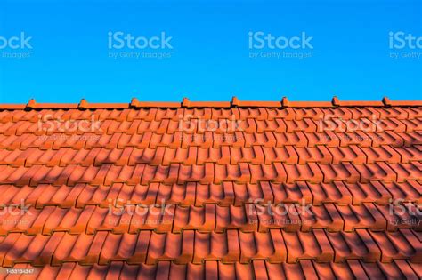 Aged Flaked Clay Roof Tiles Texture Stock Photo Download Image Now