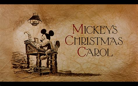 Mickeys Christmas Carol 1983 Opening Titles Fonts In Use