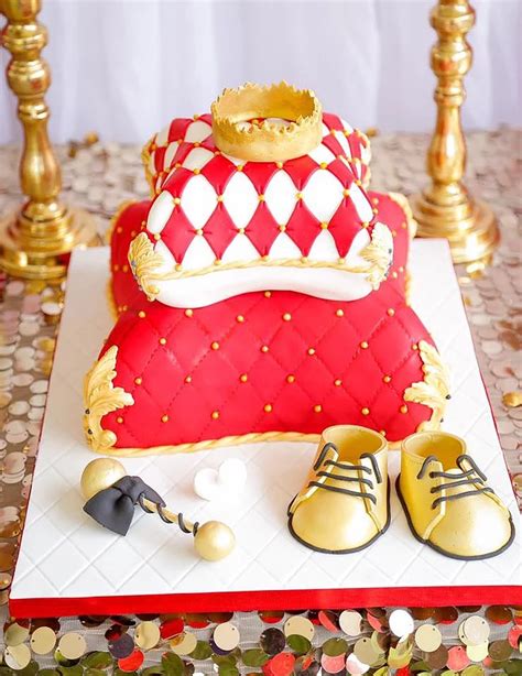 The theme, decorations, and tablescapes are explained in part 1 of the recap, so i'll keep this. Red and Gold Royal Affair Baby Shower - Baby Shower Ideas 4U