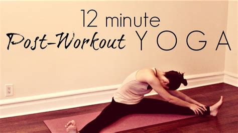Post Workout Yoga Cool Down 12 Min Cooldown After Workout Easy Yoga