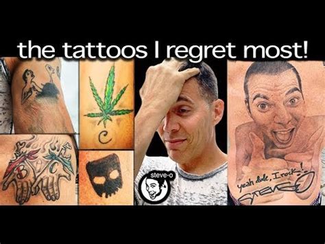 And the tat could be way lower than the picture she put up. The Tattoos I Regret Most | Steve-O - YouTube