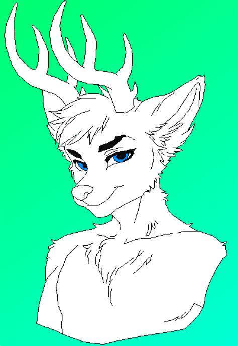 Furry Drawing Base Deer Heya Wallpaper