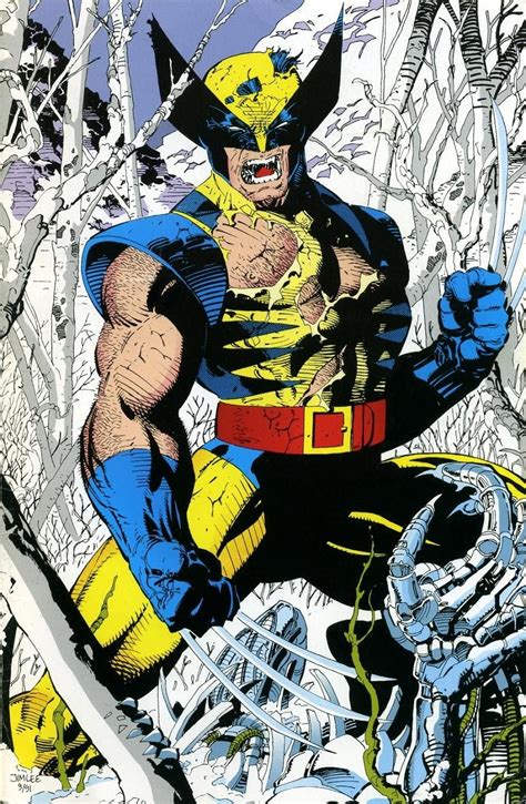 Wolverine By Jim Lee Wolverine Marvel Wolverine Art Comic Art
