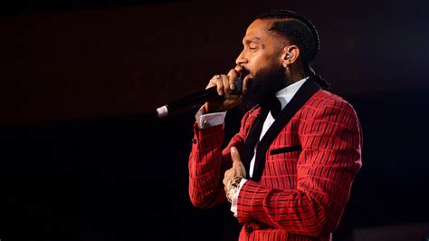 nipsey hussle rapper and activist is shot dead in los angeles the new york times