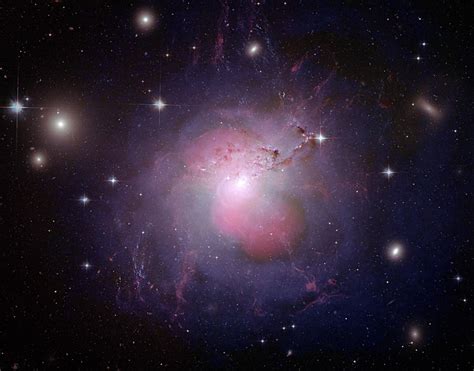Perseus A Ngc 1275 Type 15 Seyfert Galaxy This Multi Wavelength