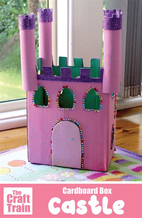 Cardboard Castle Craft For Kids The Craft Train