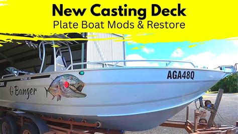 Centre Console Plate Boat Restored Modified Casting Deck By Nq Mono