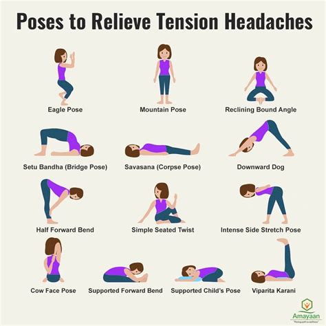 Poses To Relieve Tension Headaches