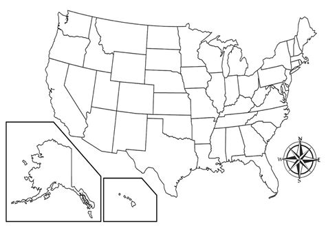 United States Map With Legend
