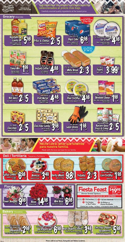Weekly ad and don't miss the best deals from this week's ad! Fiesta Foods SuperMarkets Current weekly ad 02/12 - 02/18 ...