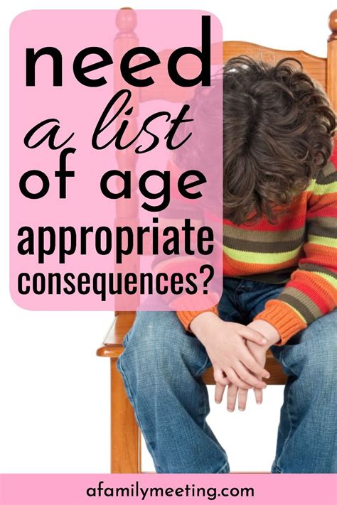 List Of Consequences For Bad Behavior Age Appropriate Ultimate Guide