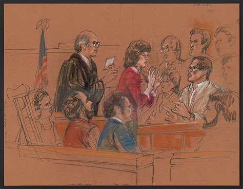 See more ideas about courtroom, greenscreen, drawings. 34 Rare Courtroom Sketches From Infamous Trials Where No ...