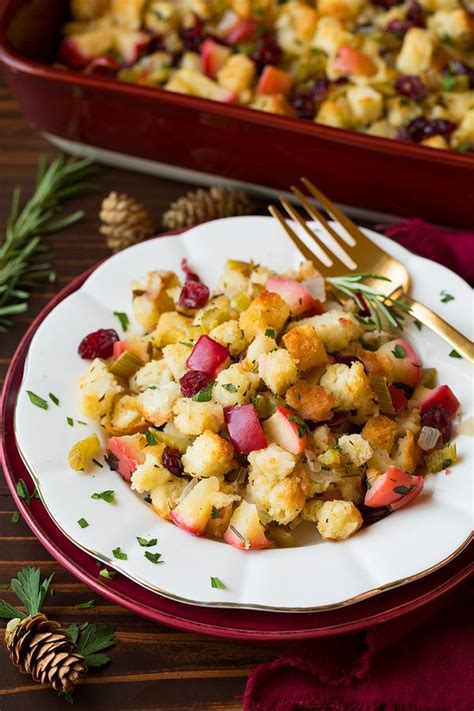 Apple Cranberry Rosemary Stuffing Cooking Classy