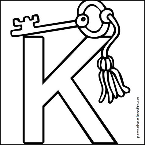 This helps make kids feel proud of their achievement and encourages their interest in the letters and the whole. free letter k coloring-pages for preschool - Preschool Crafts