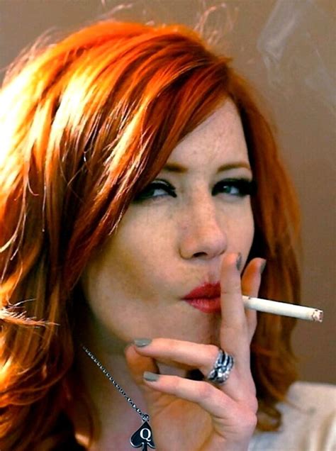This Natural Redhead Is Having A Smoke And Also Wolf58
