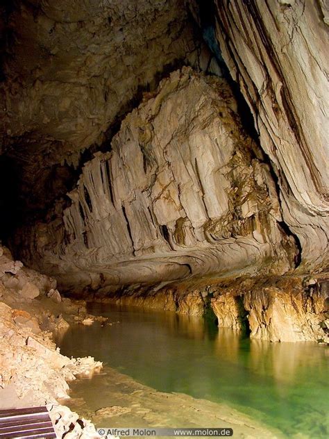 Underground River Photo Clearwater Cave Mulu National Park Sarawak