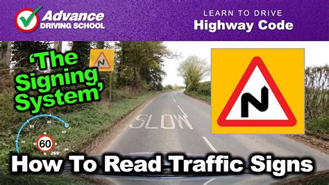 How To Read Traffic Signs Learn To Drive Highway Code Youtube