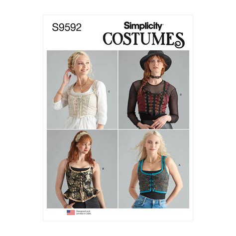 Simplicity Corsets S9592 The Fold Line