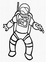 Astronaut Colouring Coloring Titan Posted Realistic sketch template