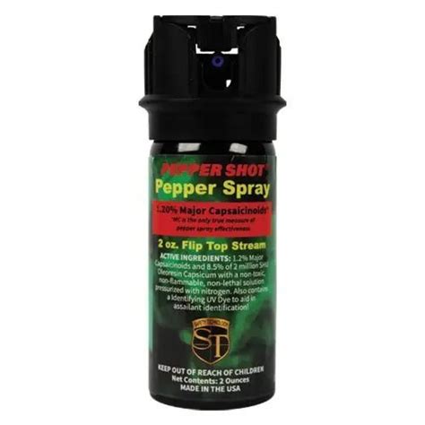 Pepper Spray Flip Top Actuator Pepper Shot Criminal Repellent