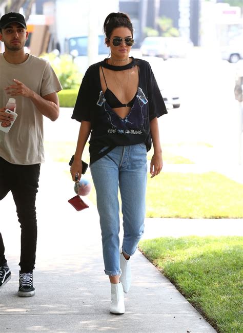 Kendall Jenner Showed Off A Sexy T Shirt Diy While Out And About