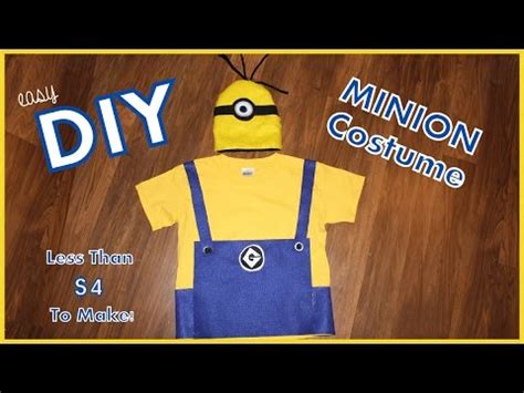 Easy Diy Minion Costume Less Than To Make Great Last Minute