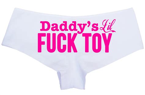 Ddlg Clothing Daddy S Little Fuck Toy Owned Slave White Etsy