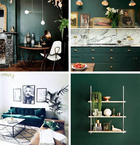 Emerald Green Room Autumn Winter 17 Interior Design Trend Emerald
