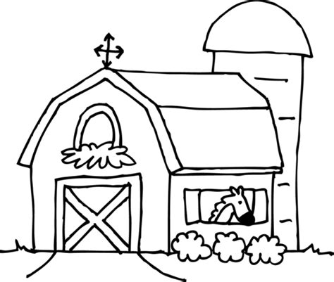 Collection Of Farm Scene Png Black And White Pluspng