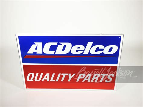 Vintage Gm Ac Delco Quality Parts Tin Sign