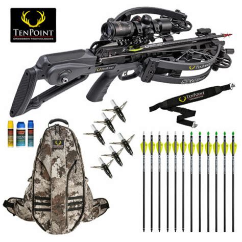 Tenpoint Siege Rs410 Crossbow Pro Package Graphite Gray Ebay