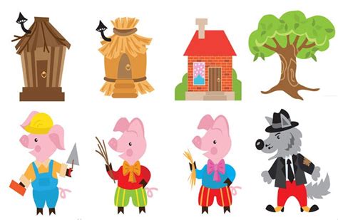 Mr.smith's how to draw video is based on the story of ,the three little pigsthe three little pigs is a fable about three pigs who build three houses of. 3 Little Pigs Clipart at GetDrawings | Free download