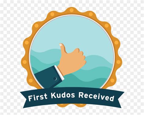 First Kudos Received Circle Clipart 4900699 Pikpng