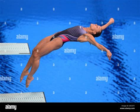 Italys Tania Cagnotto In Action During The Womens 3m Springboard Semi