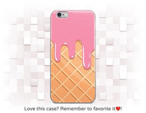 Ice Cream Iphone Case Pink Melting Gelato Cone Cornetto Cover Iphone