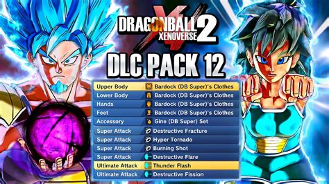 How To Unlock All New Dlc 12 Cac Skills Clothes Super Souls And Artwork Xenoverse 2 Dlc Pack