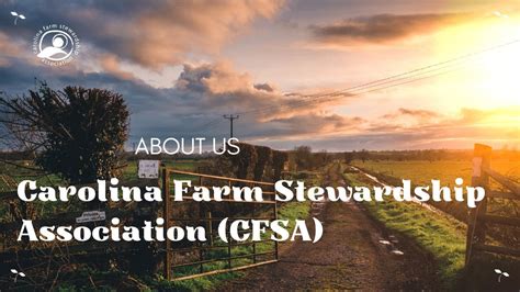 Who Is Carolina Farm Stewardship Association Youtube