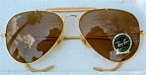 Ray Ban Usa Vintage 1990s Nos Bandl Aviator Ambermatic Photochromic New Sunglasses
